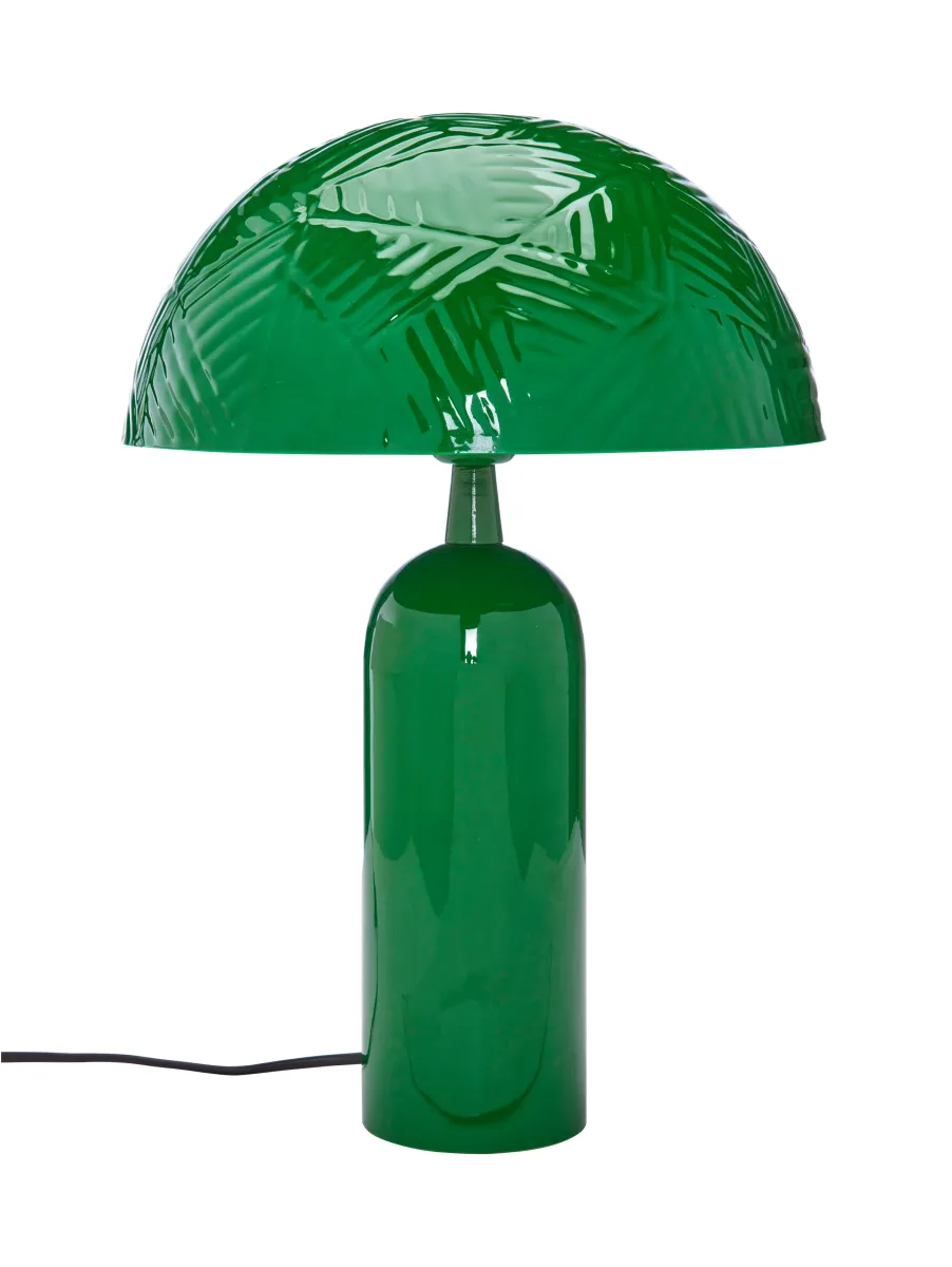 Carter 45cm Vihreä pöytävalaisin valmistajalta PR Home - Carter on valmistettu metallista kiiltävän vihreällä viimeistelyllä, varjostimen halkaisija on 31 cm ja siinä on koristeellinen vasarakuvio.