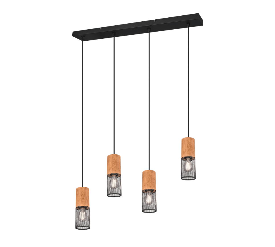Tosh 65cm Musta kattovalaisin valmistajalta Trio Lighting - 