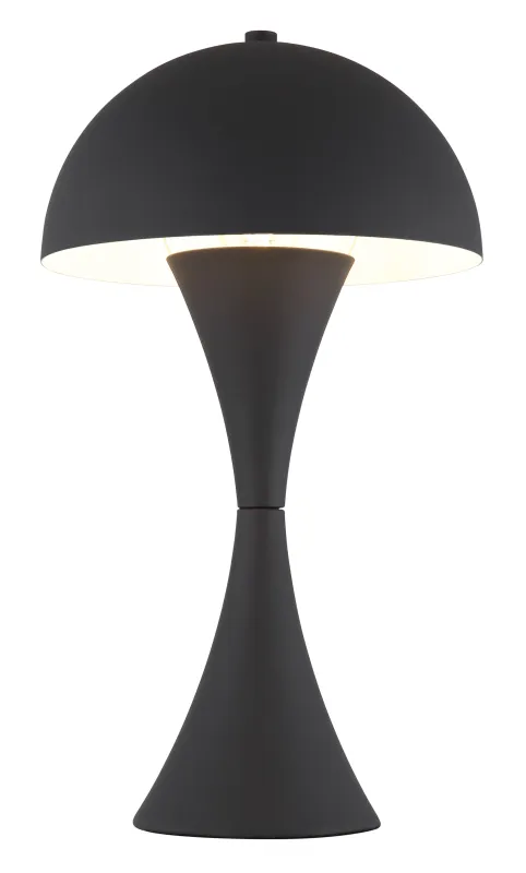 Dima 36cm Musta pöytävalaisin valmistajalta Globo Lighting - Perfekt f&ouml;r moderna milj&ouml;er, d&auml;r den ger en sofistikerad touch samtidigt som den sprider behagligt ljus.