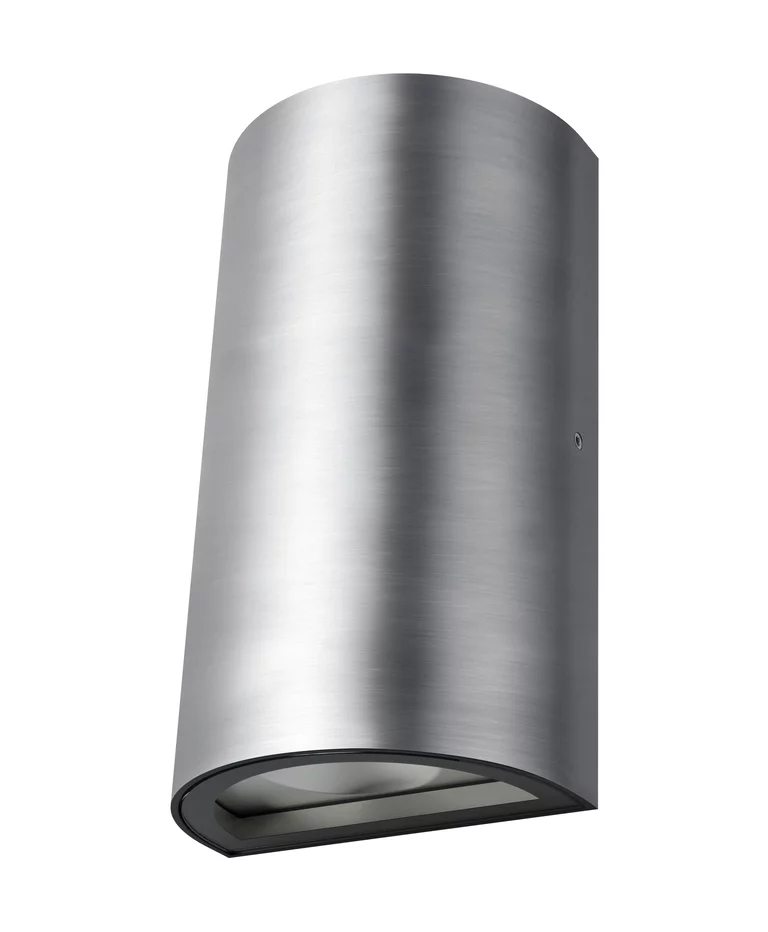 UpDown Alumiini ulkovalo valmistajalta Osram - UpDown &auml;r en stilren och modern v&auml;gglampa som skapar en effektfull ljusspridning b&aring;de upp&aring;t och ned&aring;t.