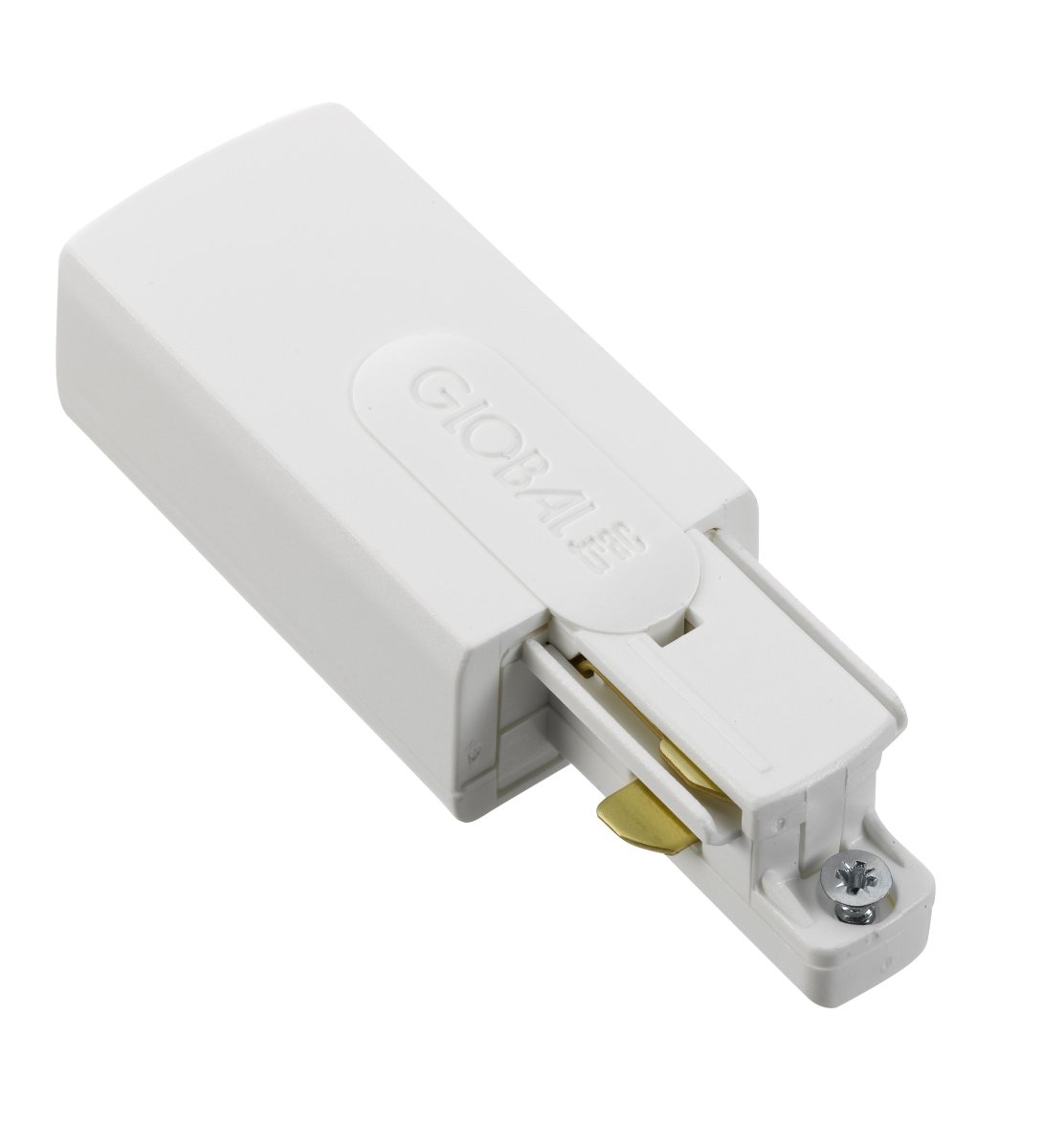 Virtaliitäntä (GB11-3) Valkoinen valmistajalta Belid - Virtalähde ja syöttöosa Belidin 1-vaihekiskoon.