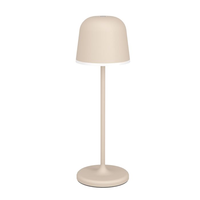 Mannera 34cm Hiekka Siirrettävä valmistajalta Eglo - Se on helppo ladata mukana tulevalla USB-kaapelilla, joten se on helppo ottaa mukaan minne tahansa - riippumatta siitä, oletko terassilla, puutarhassa tai piknikillä.