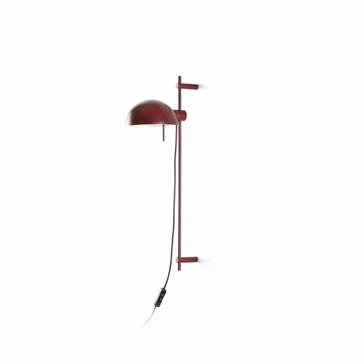 Matilda 60cm Burgundi seinävalaisin valmistajalta Faro Barcelona - K&auml;&auml;ntyv&auml; varjostin ja korkeuden s&auml;&auml;t&ouml; tarjoavat suurta joustavuutta ja mahdollisuuksia erilaisiin valaistusasetuksiin &ndash; t&auml;ydellinen sek&auml; ratkaisu ett&auml; tunnelmavalaistukseen.
