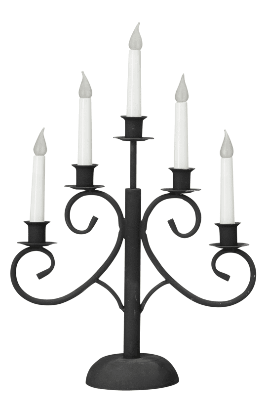 Smide 5 Musta valmistajalta Pixie Design - Energiatehokkaat LED-lamput tarjoavat pehme&auml;n ja l&auml;mpim&auml;n valkoisen valon, joka t&auml;ydent&auml;&auml; klassista muotoa.