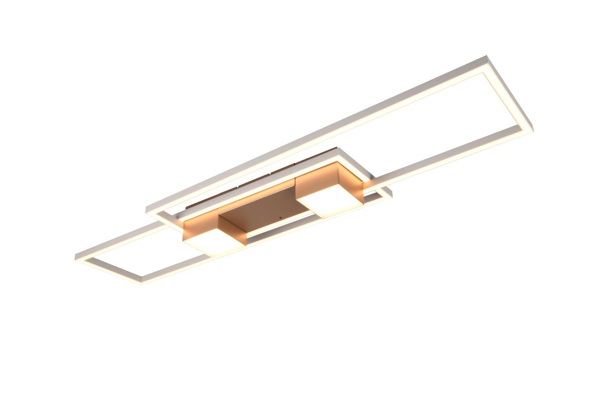 Albany 100cm Kahvi plafondi valmistajalta Trio Lighting - Albany on tyylikäs ja toimiva kattovalaisin, joka tekee vaikutuksen kulmikkaalla muotoilullaan ja innovatiivisilla valaistustoiminnoillaan.