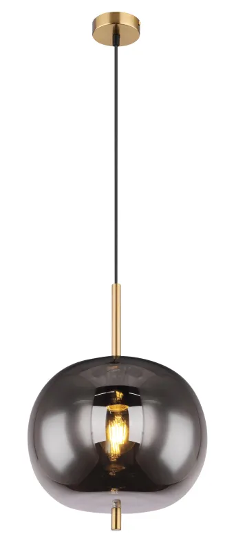 Blacky Ø30 Messinki kattovalaisin valmistajalta Globo Lighting - En stilren armatur som skapar en st&auml;mningsfull och elegant belysning i ditt hem,&nbsp;perfekt i vardagsrum eller matsal.