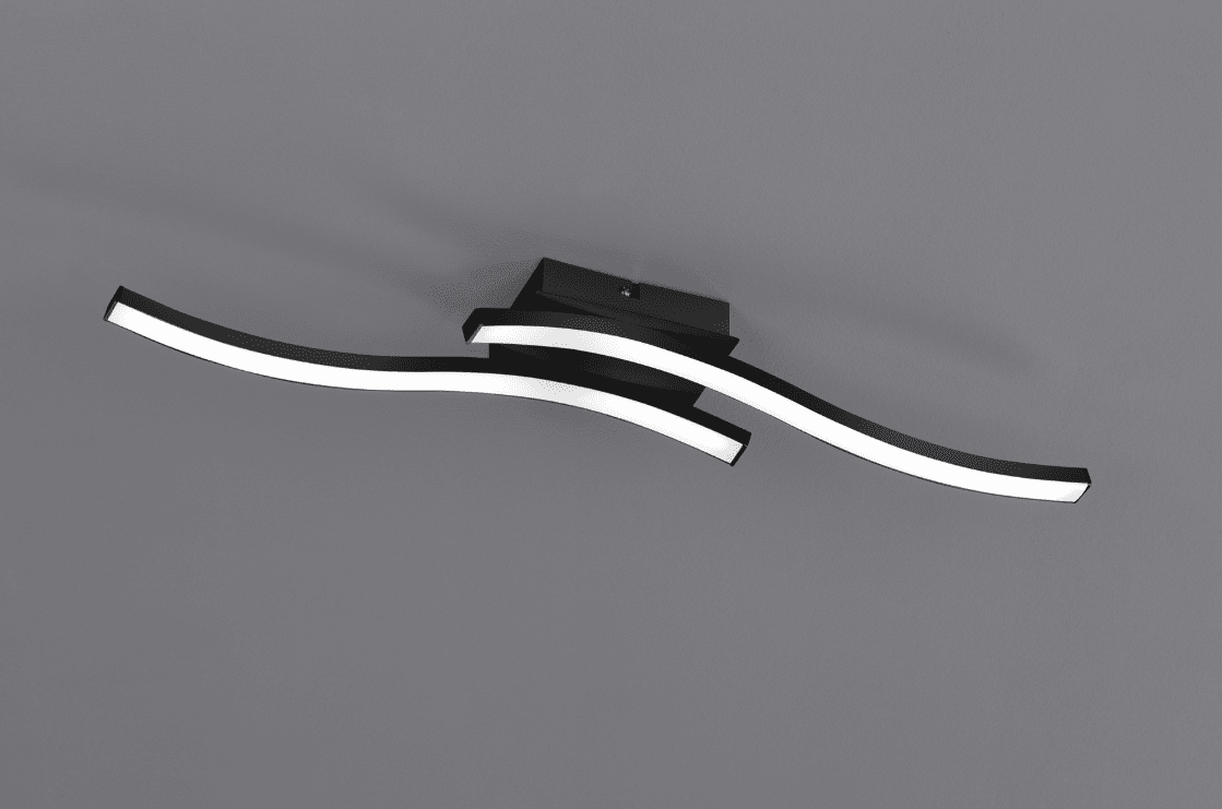 Route 56cm Musta plafondi valmistajalta Trio Lighting - 