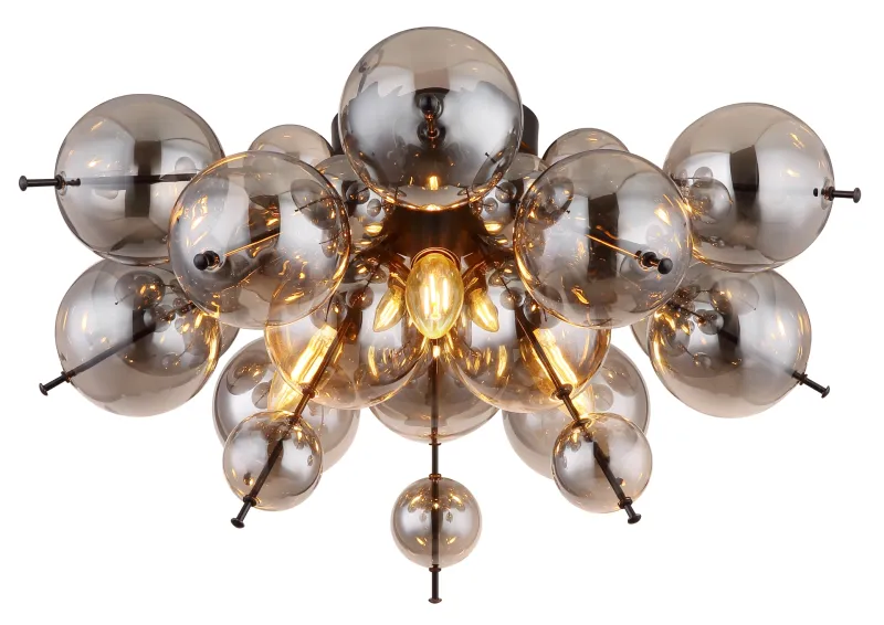 Udo Ø55 Savun värinen plafondi valmistajalta Globo Lighting - Perfekt f&ouml;r vardagsrum, sovrum eller matsalar d&auml;r den bidrar till en stilfull och inbjudande milj&ouml;.