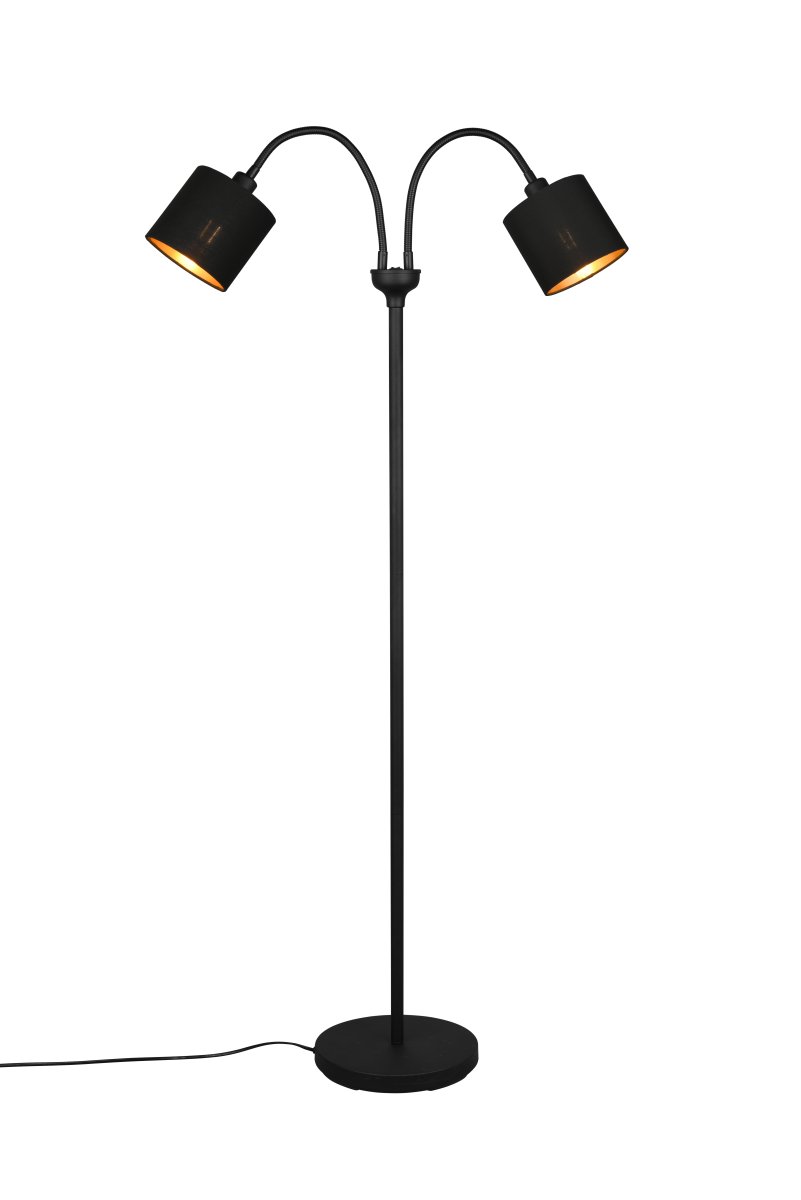 Tommy 2 Musta lattiavalaisin valmistajalta Trio Lighting - 