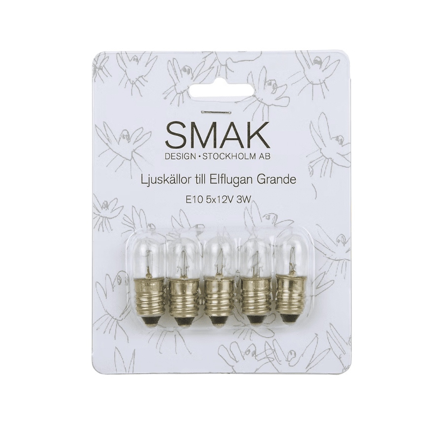 E10 12V 3W 5-Kpl valmistajalta SMAK Design - 