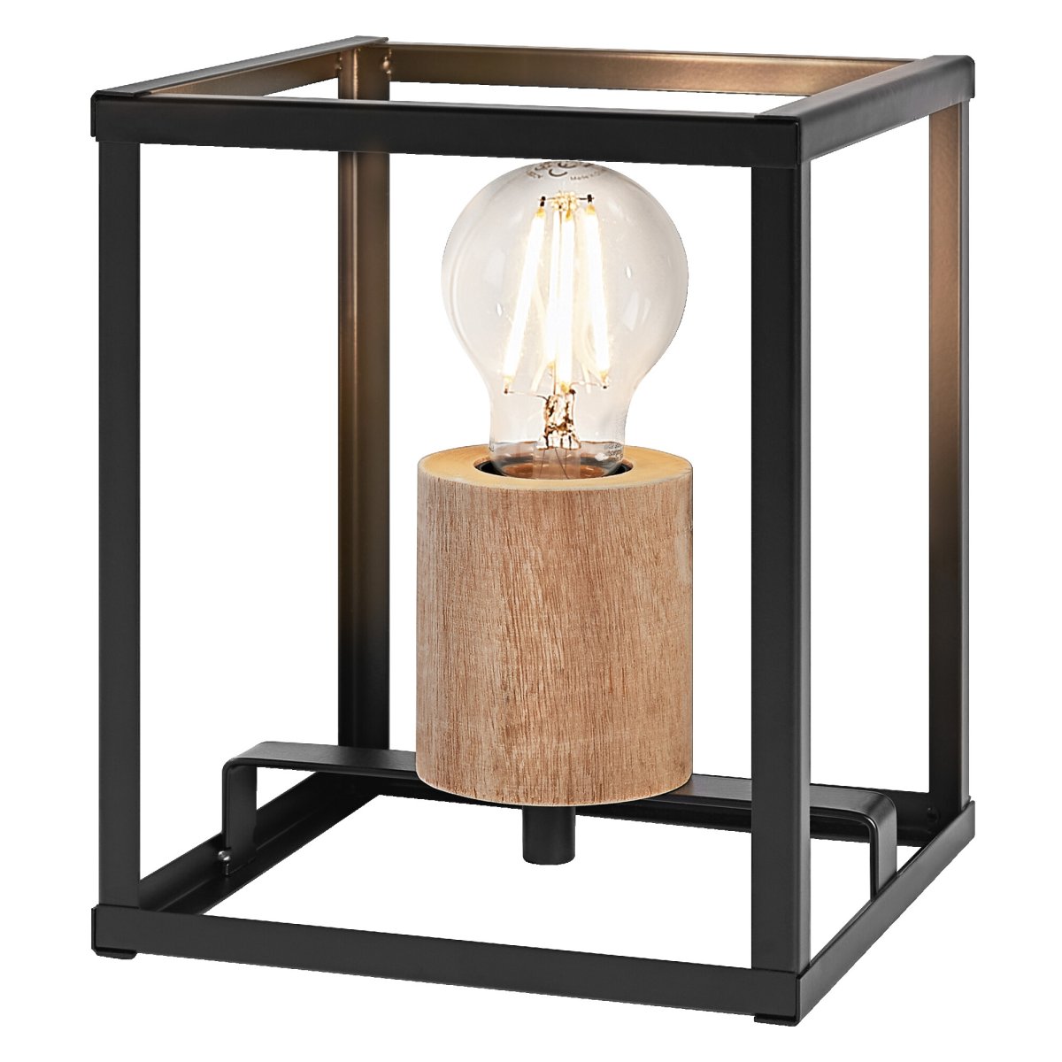 Nairobi 20cm Musta pöytävalaisin valmistajalta Ledvance - Decor Nairobi on tyylik&auml;s ja moderni p&ouml;yt&auml;valaisin, jossa yhdistyv&auml;t teollinen muotoilu ja luonnon elementit.