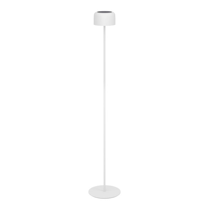 Roccanova 120cm Valkoinen aurinkokennolamppu valmistajalta Eglo - Lamppu on helppo ladata aurinkopaneelin tai mukana tulevan USB-kaapelin kautta, ja siinä on kosketushimmennin, jossa on kolme kirkkaustasoa valaistuksen säätämiseksi tarpeen mukaan.