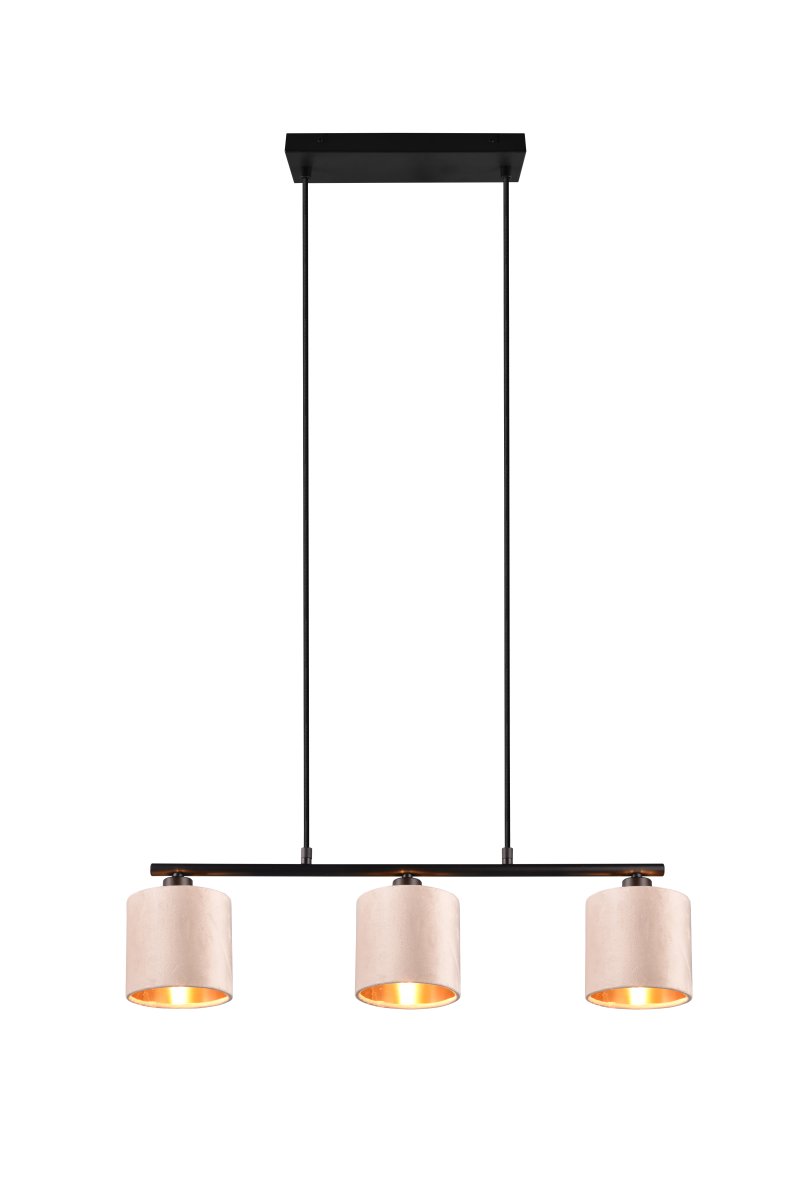 Julieta 66cm Beige kattovalaisin valmistajalta Trio Lighting - Neutraali värisävy ja pehmeät kangasvarjostimet luovat huoneeseen viihtyisän ja rauhallisen tunnelman.