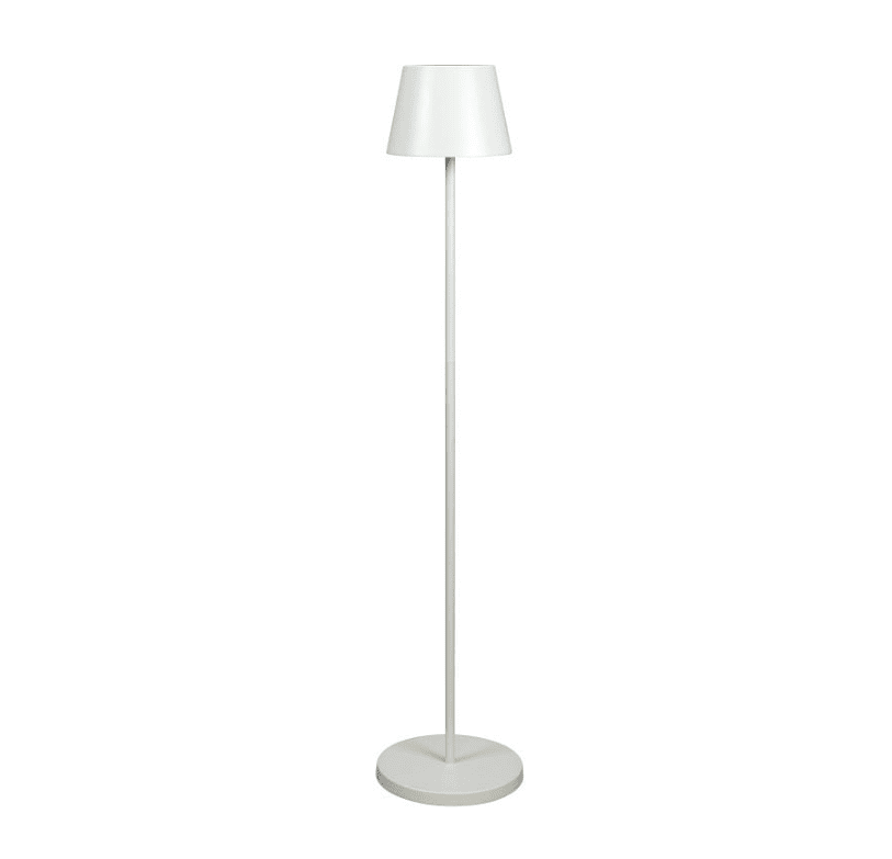 Pomezia 124cm Valkoinen Siirrettävä valmistajalta Konstsmide - Pomezia on tyylikäs ladattava lattiavalaisin ulkokäyttöön.