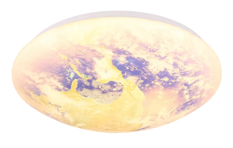 Gaia Ø35 Valkoinen lasten valaisin valmistajalta Globo Lighting - Ett utm&auml;rkt val f&ouml;r vardagsrum, kontor eller barnrum och fungerar b&aring;de som en funktionell ljusk&auml;lla och en dekorativ inredningsdetalj.