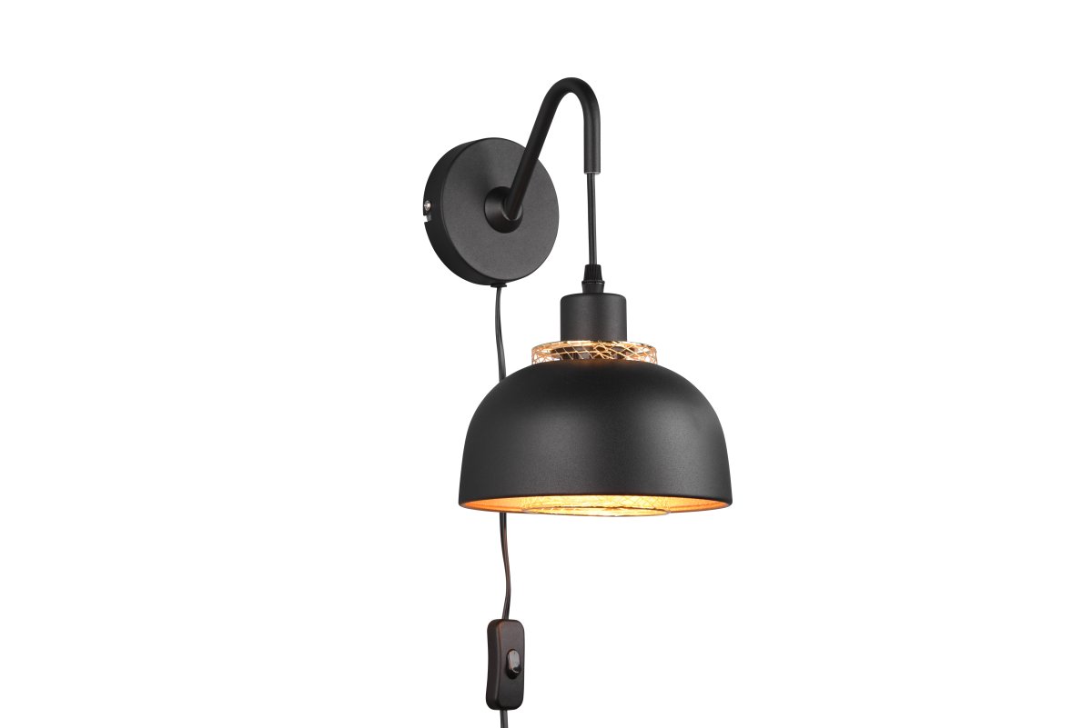 Punch 30cm Musta seinävalaisin valmistajalta Trio Lighting - 
