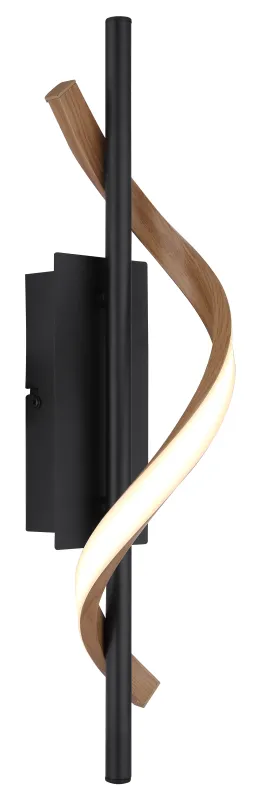Watkins 47cm Musta seinävalaisin valmistajalta Globo Lighting - Watkins v&auml;gglampa &auml;r en stilren och modern belysningsl&ouml;sning som skapar en elegant atmosf&auml;r i ditt hem.
