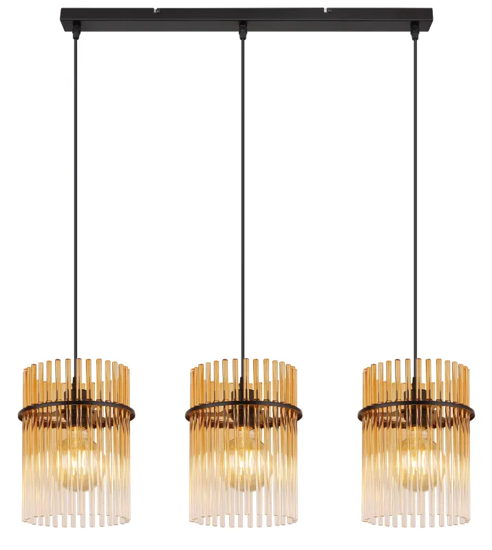 Gorley 80cm Keltainen kattovalaisin valmistajalta Globo Lighting - Gorley&nbsp;takpendel kombinerar elegant design med h&ouml;g funktionalitet och blir en sofistikerad inredningsdetalj i ditt hem.