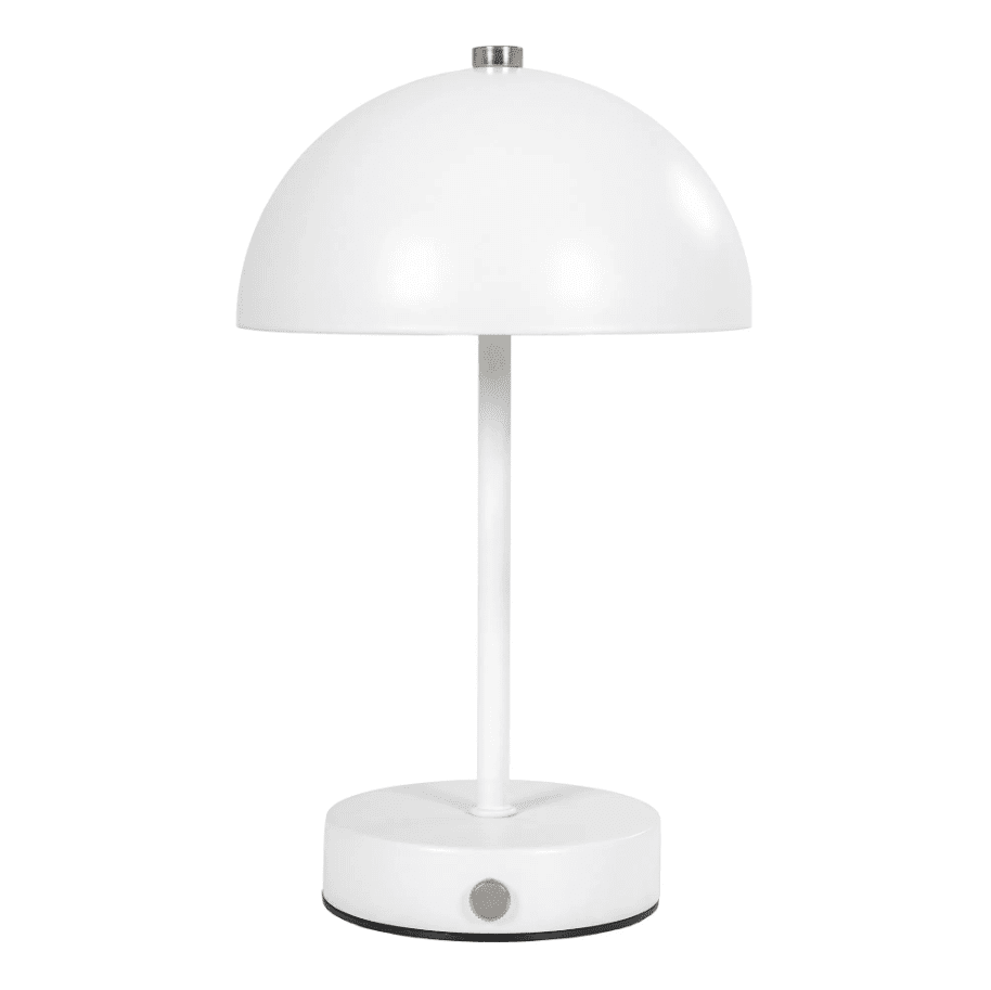 Holt LED 25cm Valkoinen Siirrettävä valmistajalta House of Nordic - De klassiska formen i vit metall med silvriga detaljer bidrar med en harmonisk atmosf&auml;r till rummet.