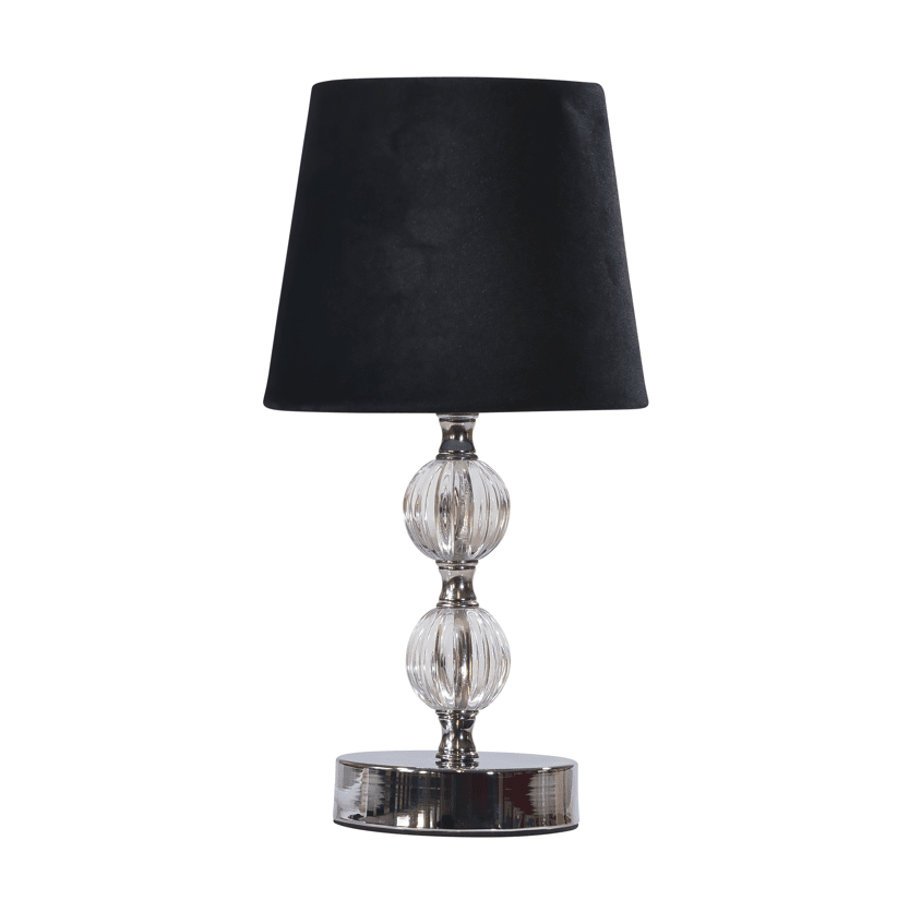 Zoomaa kuva kohteesta Karin 30cm Musta pöytävalaisin valmistajalta Pixie Design - Karin-pöytävalaisin yhdistää tyylikkään lasin, metallin ja tekstiilin ajattoman ja hienostuneen ilmeen.