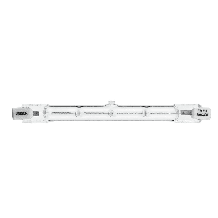 Halogeeni R7 118mm 230W valmistajalta Unison - 