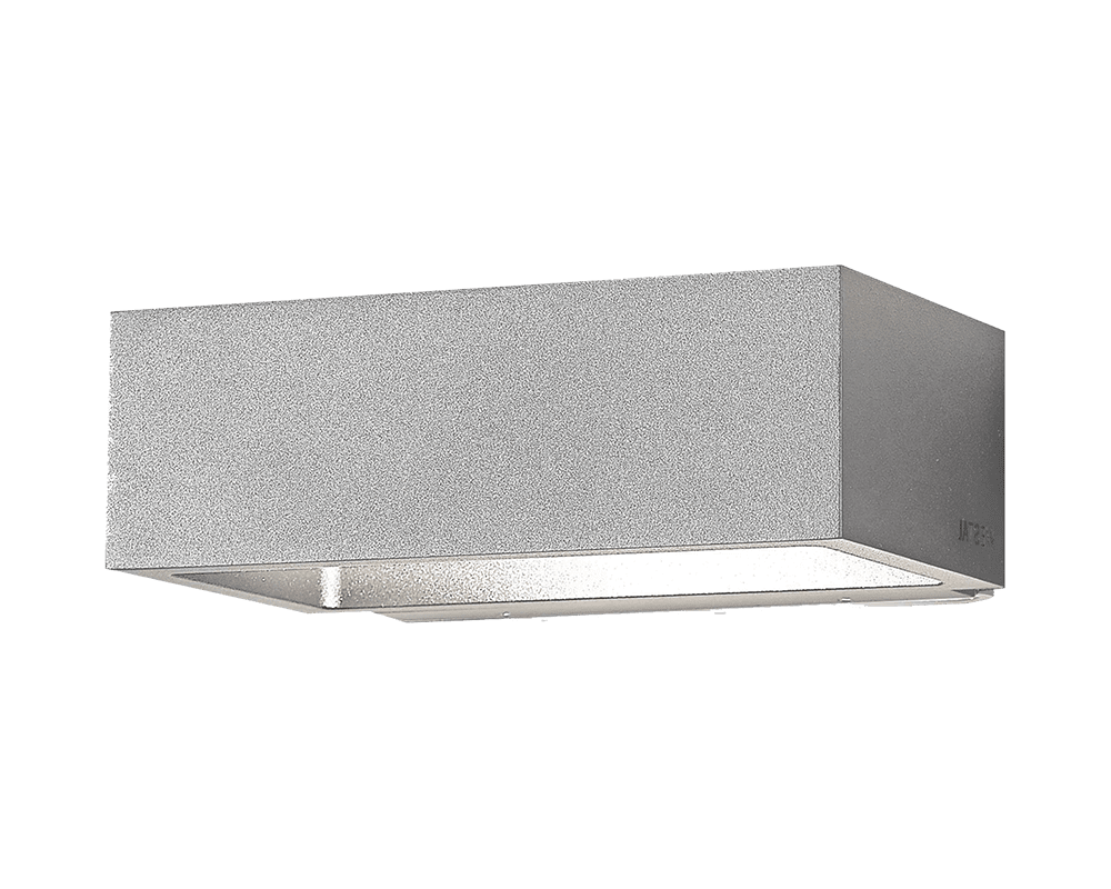 Illusion Reko Harmaa ulkovalo valmistajalta Westal - Illusion Reko on seinävalaisin, jossa on ylös ja alas valo, valmistettu anodisoidusta alumiinista ja jauhemaalattu alugr&aring; väri Valaisin on varustettu integroidulla LED-valolla ja lämpimän valkoisen valokuvioinnilla.