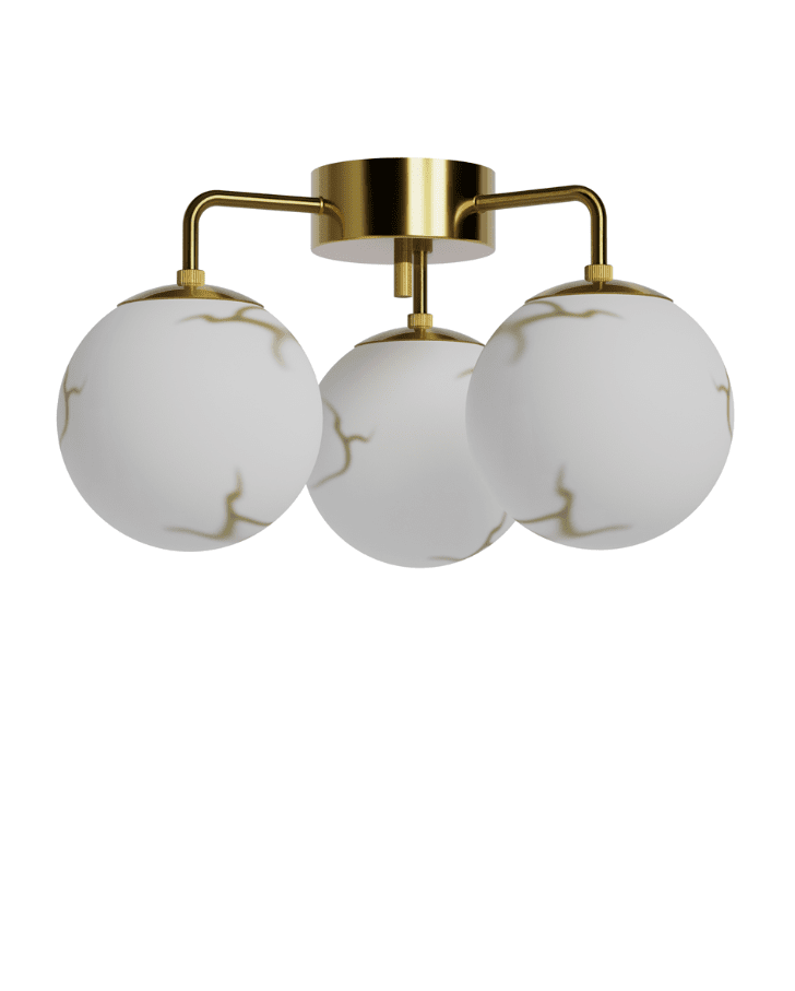 Bellagio Ø50 Messinki plafondi valmistajalta By Rydéns - Bellagio on elegantti ja tyylik&auml;s kattovalaisin, joka yhdist&auml;&auml; klassisia muotoiluelementtej&auml; moderniin ilmeeseen.