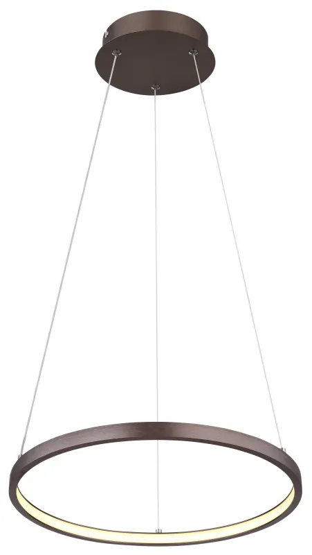 Ralph Ø38 Ruskea kattovalaisin valmistajalta Globo Lighting - Med en diameter p&aring; 38,5 cm och en h&ouml;jd p&aring; 120 cm blir den en stilfull blickf&aring;ngare.
