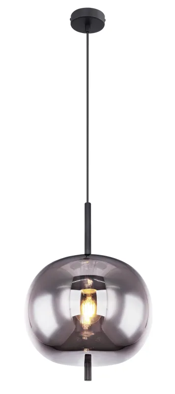 Blacky Ø30 Musta kattovalaisin valmistajalta Globo Lighting - Blacky &auml;r en stilren armatur som skapar en st&auml;mningsfull och elegant belysning i ditt hem,&nbsp;perfekt i vardagsrum eller matsal.