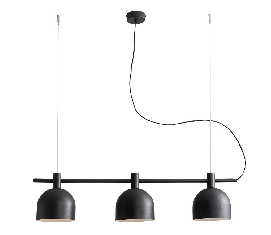 Zoomaa kuva kohteesta Beryl 83cm Musta kattovalaisin valmistajalta Artera - Minimalistisen ja elegantin muotoilunsa ansiosta tämä kattovalaisin on tyylikäs lisä moderniin kotiin, jossa muoto ja toimivuus kohtaavat.
