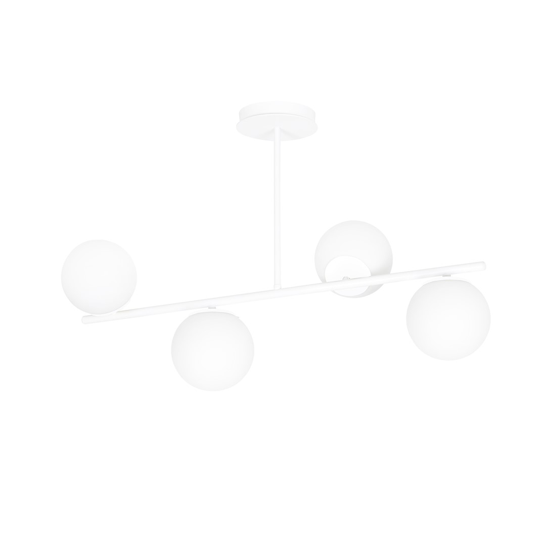 Bior 80cm Valkoinen plafondi valmistajalta Emibig Lighting - Bior on tyylikäs kattovalaisin minimalistisella muotoilulla, joka sopii useimpiin koteihin.