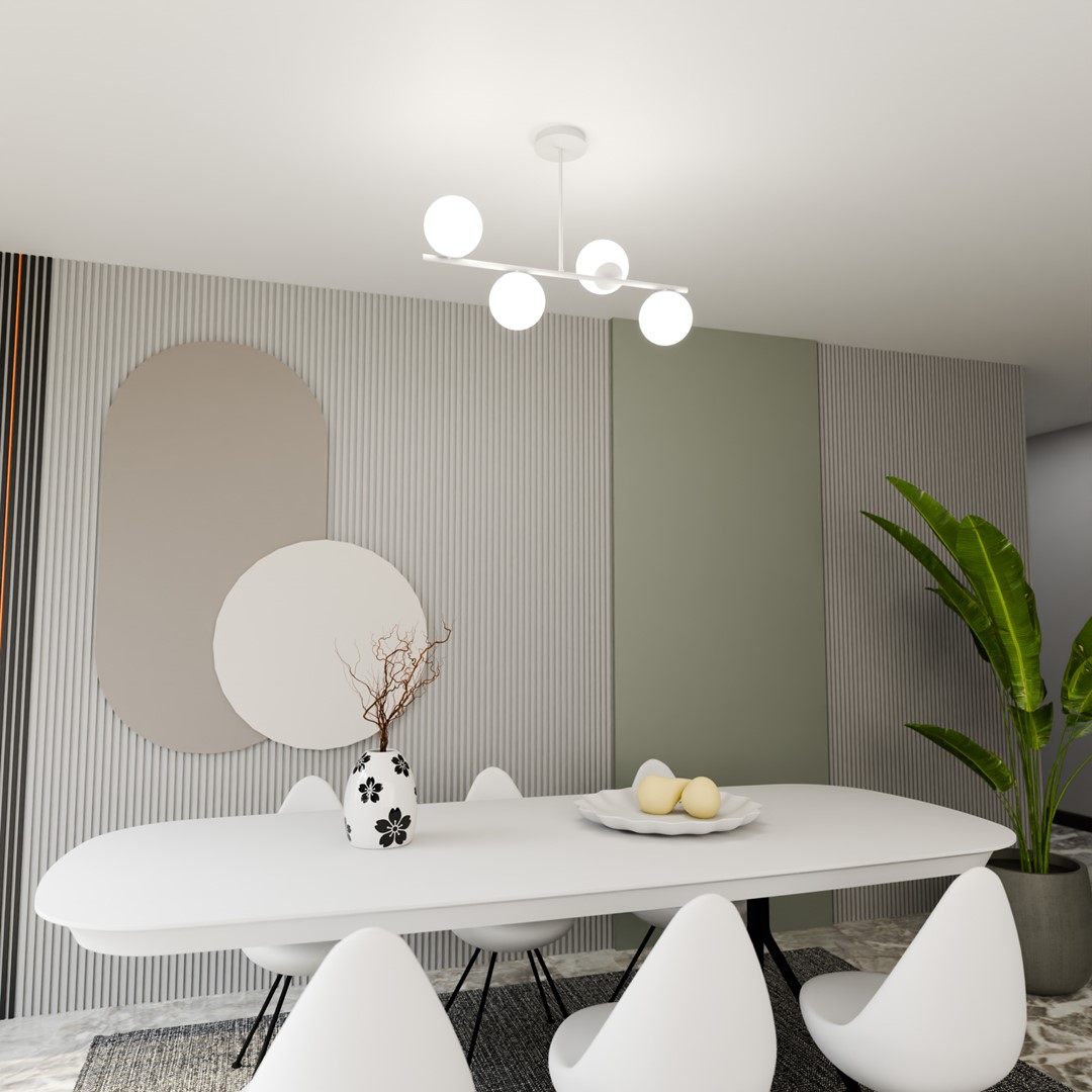 Bior 80cm Valkoinen plafondi valmistajalta Emibig Lighting - Bior on tyylikäs kattovalaisin minimalistisella muotoilulla, joka sopii useimpiin koteihin.