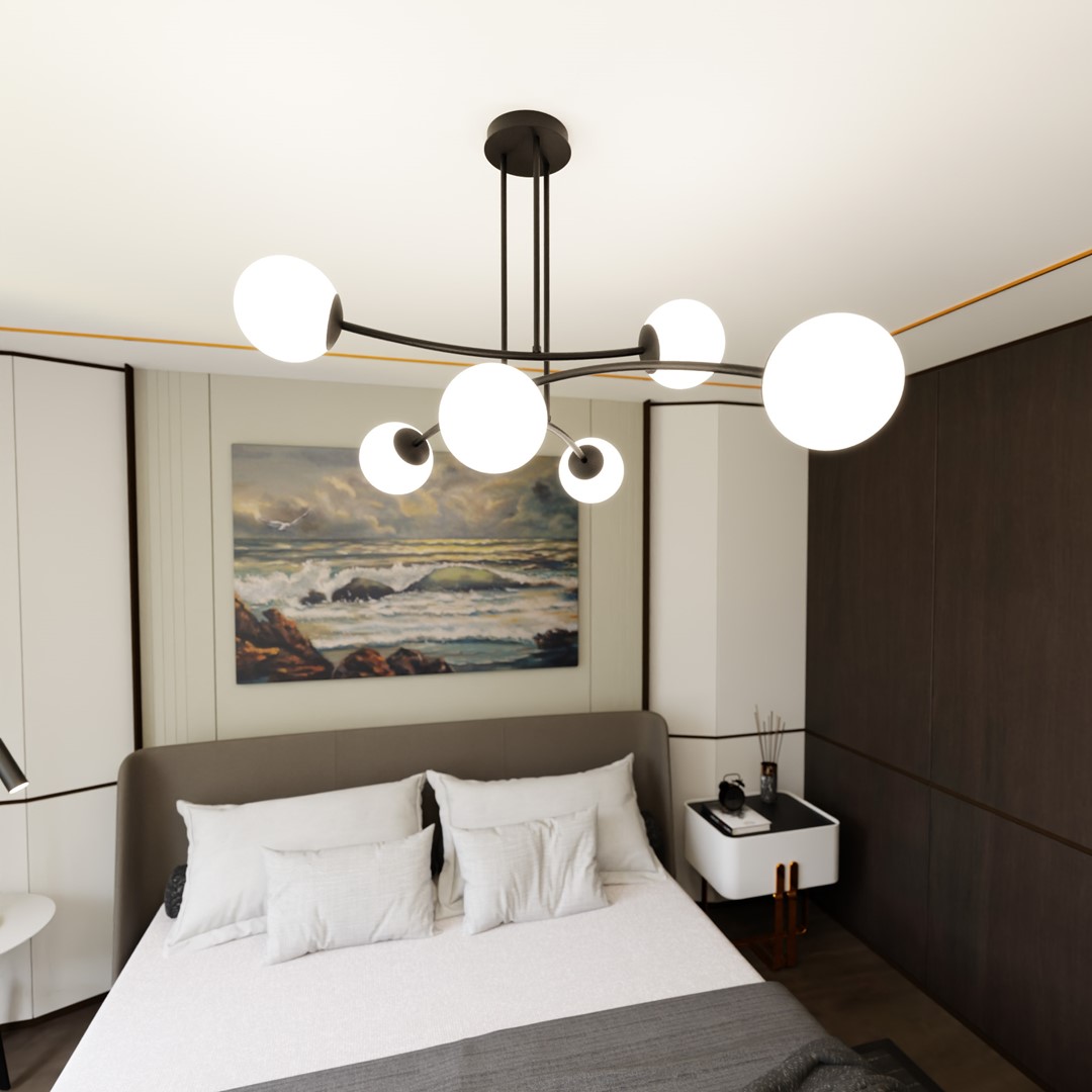 Halldor Ø108 Musta kattovalaisin valmistajalta Emibig Lighting - Ne n&auml;ytt&auml;v&auml;t erityisen hyv&auml;lt&auml; p&ouml;yd&auml;n tai keitti&ouml;tason yl&auml;puolella, miss&auml; ne luovat ainutlaatuisen ja kutsuvan tunnelman.