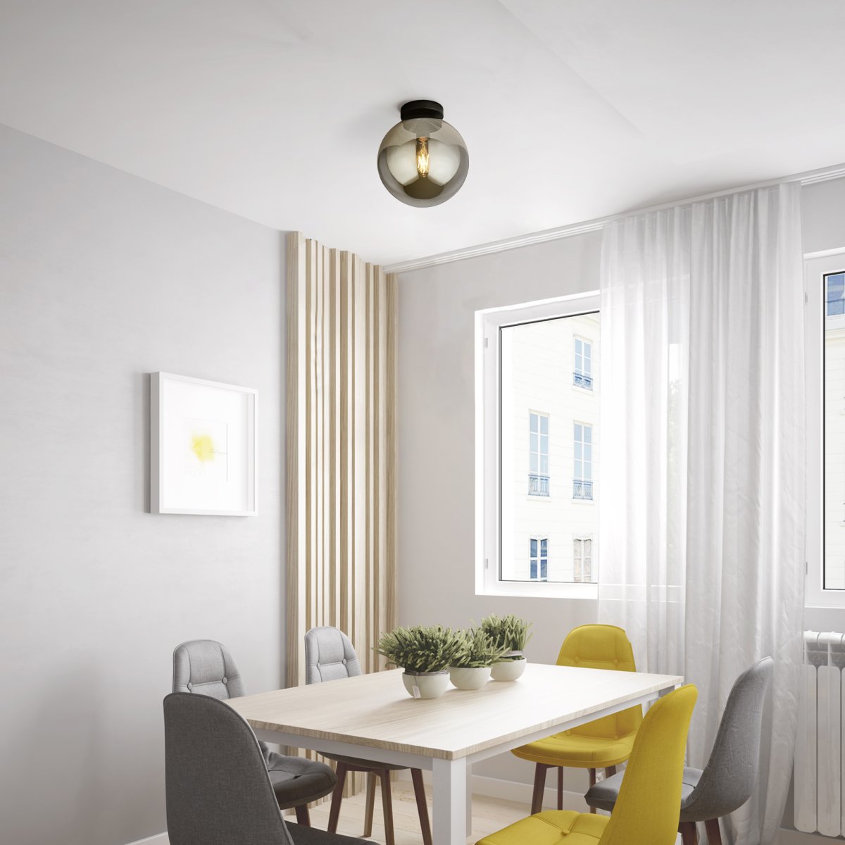 Amsterdam Ø25 Musta plafondi valmistajalta Searchlight - 