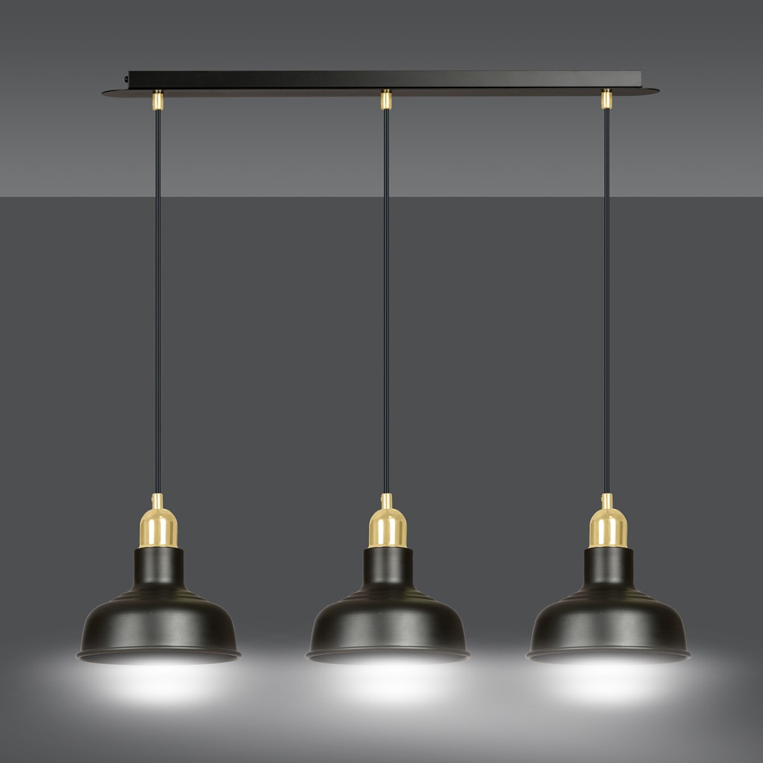 Ibor 72cm Musta kattovalaisin valmistajalta Emibig Lighting - Ibor-lamppu on moderni sarja, jossa on yksinkertainen muoto ja tyylikäs muotoilu.