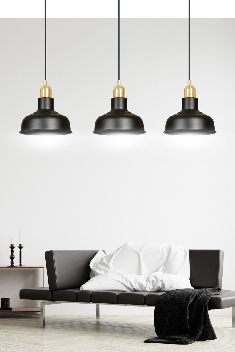 Ibor 72cm Musta kattovalaisin valmistajalta Emibig Lighting - Ibor-lamppu on moderni sarja, jossa on yksinkertainen muoto ja tyylikäs muotoilu.