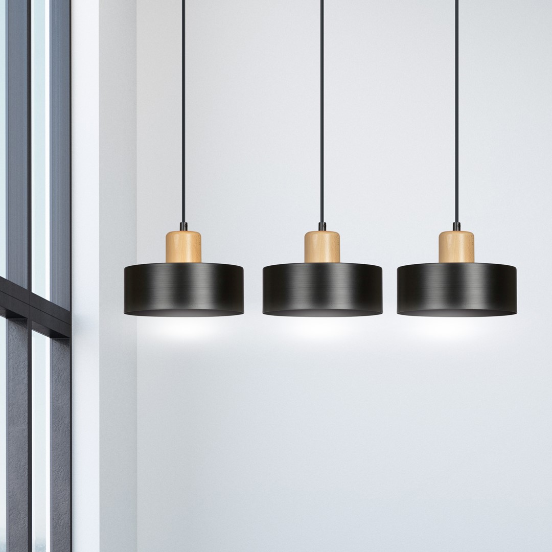 Torin 80cm Musta kattovalaisin valmistajalta Emibig Lighting - Torin on moderni kattolamppusarja, jossa on yksinkertainen muoto ja tyylik&auml;s muotoilu &ndash; malli, joka sopii l&auml;hes kaikkiin sis&auml;tiloihin.