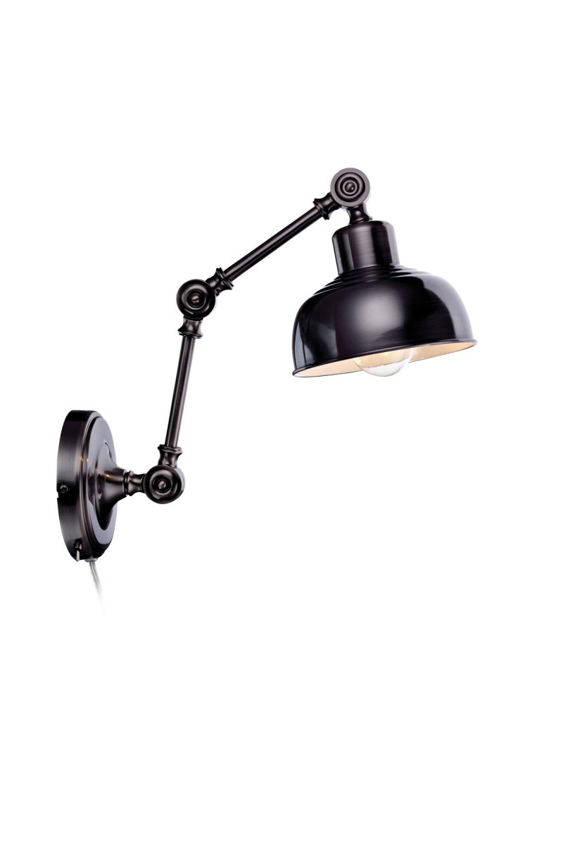 Grimstad 48cm Antiikki harmaa seinävalaisin valmistajalta Markslöjd - Käytännöllinen ja klassinen seinävalaisin antiikkiväristä metallia, jossa on useita säädettäviä liitoksia optimaalista mukavuutta varten.