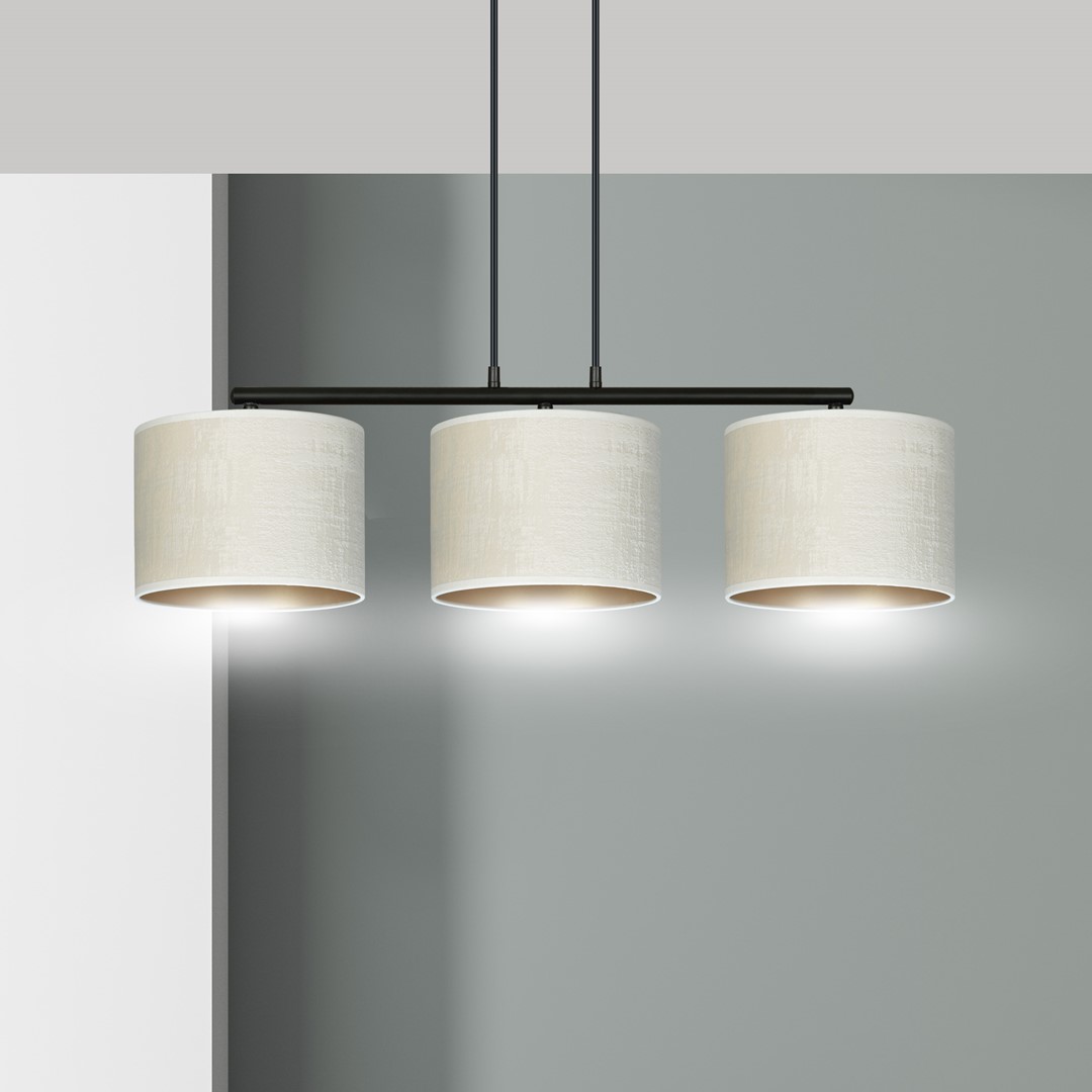Hilde 72cm Beige kattovalaisin valmistajalta Emibig Lighting - S&auml;&auml;dett&auml;v&auml;n johdon pituuden ansiosta lamppu on helppo mukauttaa tarpeisiisi ja mieltymyksiisi.