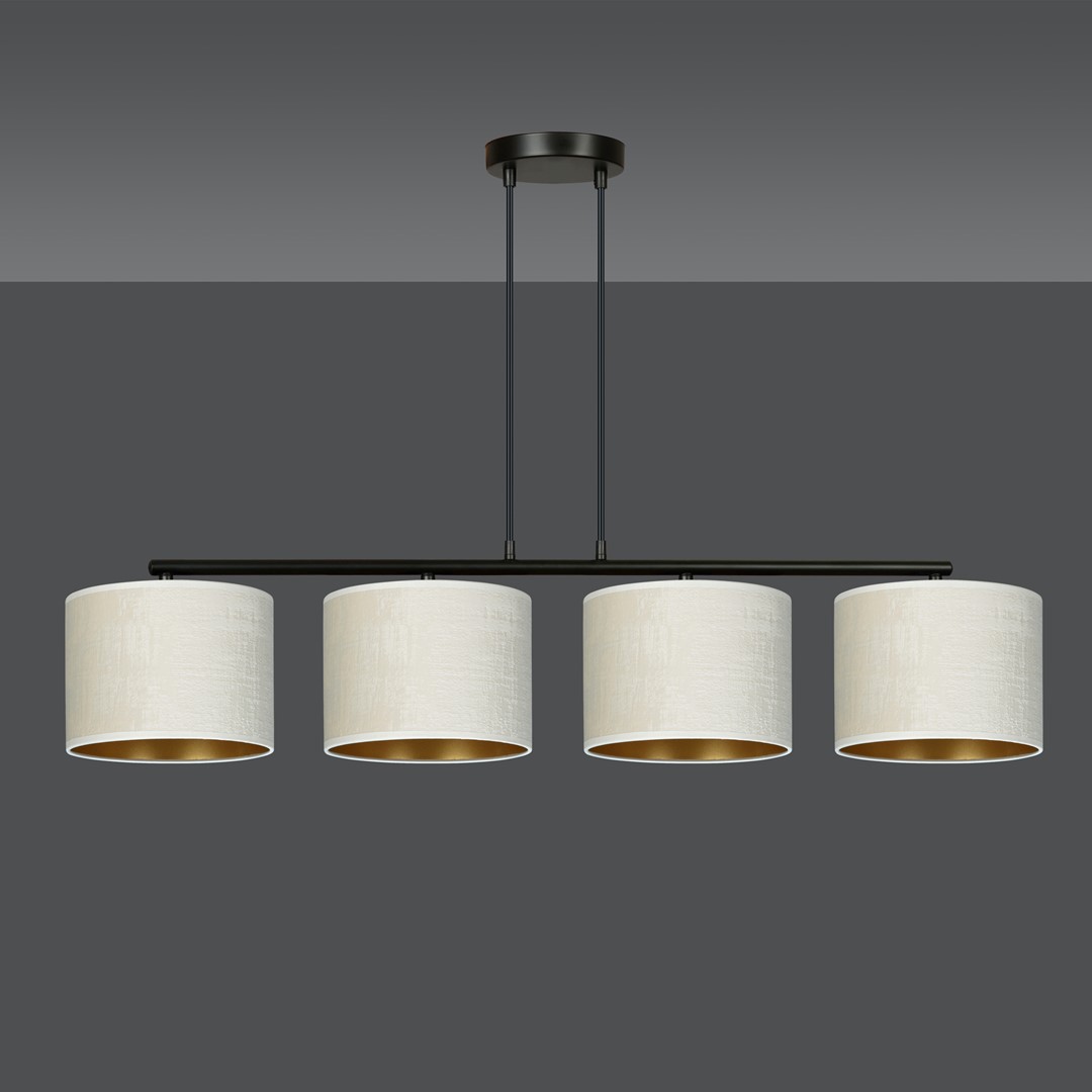 Hilde 100cm Beige kattovalaisin valmistajalta Emibig Lighting - S&auml;&auml;dett&auml;v&auml;n johdon pituuden ansiosta lamppu on helppo mukauttaa tarpeisiisi ja mieltymyksiisi.