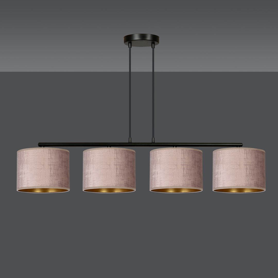 Hilde 100cm Vaaleanpunainen kattovalaisin valmistajalta Emibig Lighting - S&auml;&auml;dett&auml;v&auml;n johdon pituuden ansiosta lamppu on helppo mukauttaa tarpeisiisi ja mieltymyksiisi.