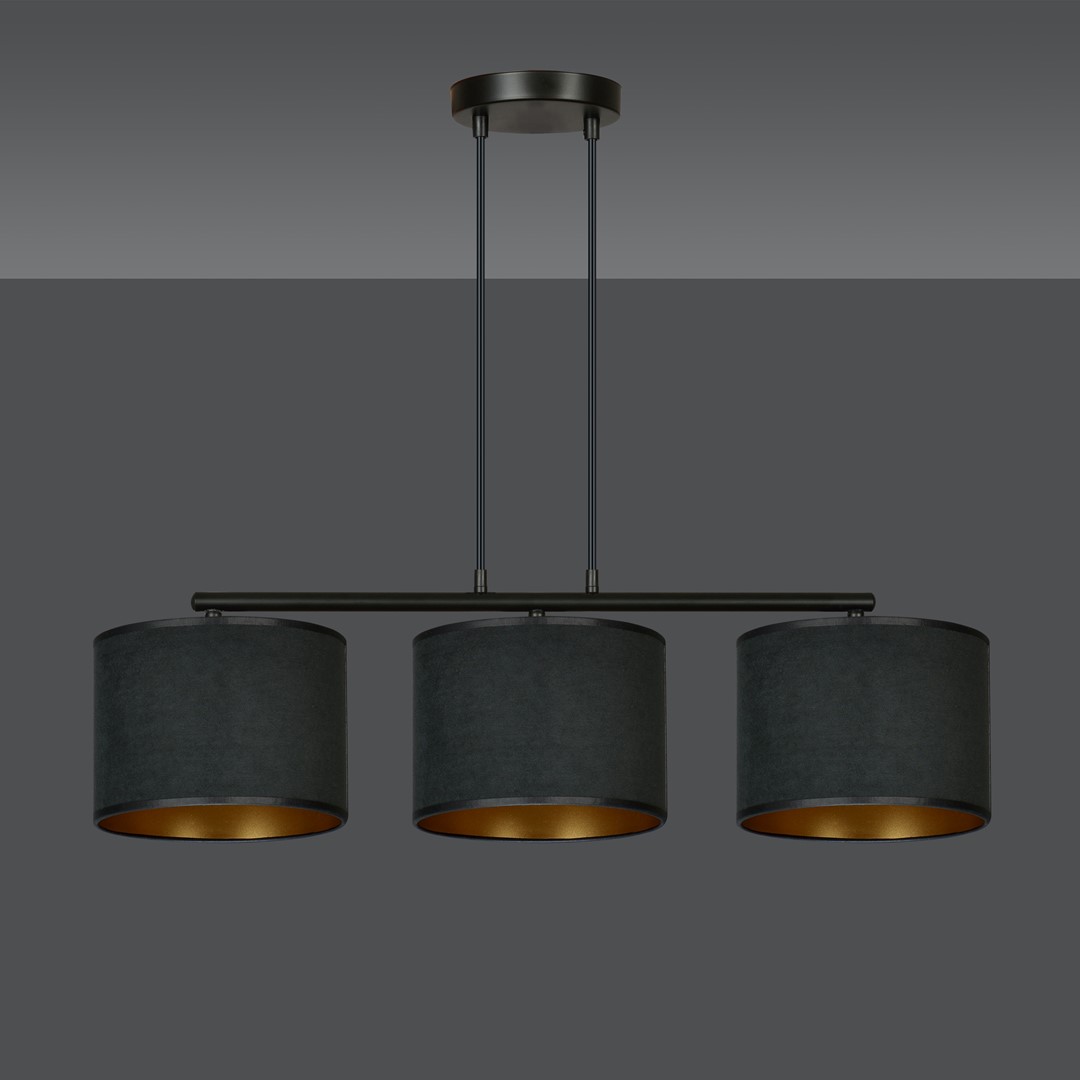 Hilde 72cm Musta kattovalaisin valmistajalta Emibig Lighting - S&auml;&auml;dett&auml;v&auml;n johdon pituuden ansiosta lamppu on helppo mukauttaa tarpeisiisi ja mieltymyksiisi.