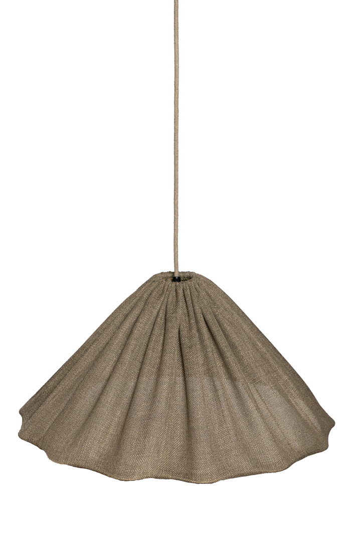 Fuji Varjostin Ei Sisällä Ripustusta Ø58 Ruskea kattovalaisin valmistajalta Alde & Lind - Lainereunainen Fuji-kattovalaisin antaa jokaiselle huoneelle ainutlaatuisen ja viihtyis&auml;n tunnelman.