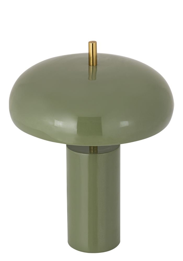 Lex 40cm Vihreä pöytävalaisin valmistajalta Alde & Lind - Lex on moderni metallinen pöytävalaisin, jossa on himmeän vihreä väri ja korkeakiiltoinen, emalimaisen näköinen viimeistely.