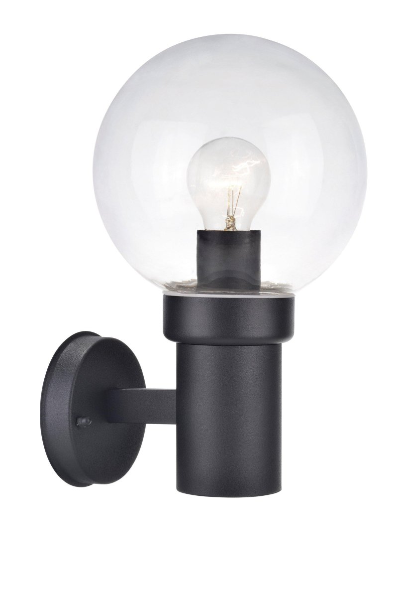 Caris Musta ulkovalo valmistajalta Markslöjd - Tukevan, mustan metallipohjan ja suuren kirkkaan lasikuvun ansiosta valaisin levitt&auml;&auml; kirkasta ja miellytt&auml;v&auml;&auml; valoa, joka luo kutsuvan tunnelman.