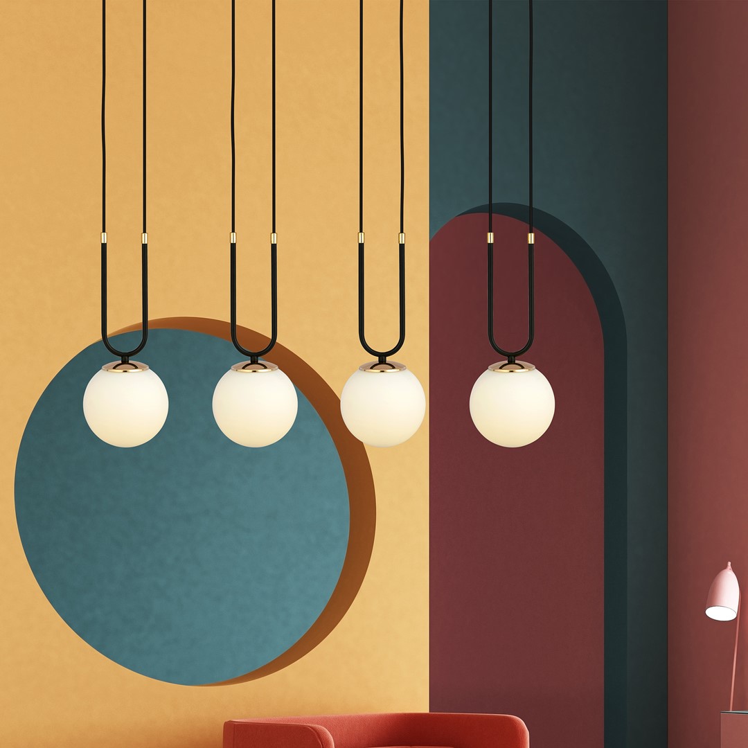 Glam 92cm Musta kattovalaisin valmistajalta Emibig Lighting - Ne tuovat huoneeseen eksklusiivisen ja tunnelmallisen tunnelman ja huokuvat sek&auml; eleganssia ett&auml; hienostuneisuutta.