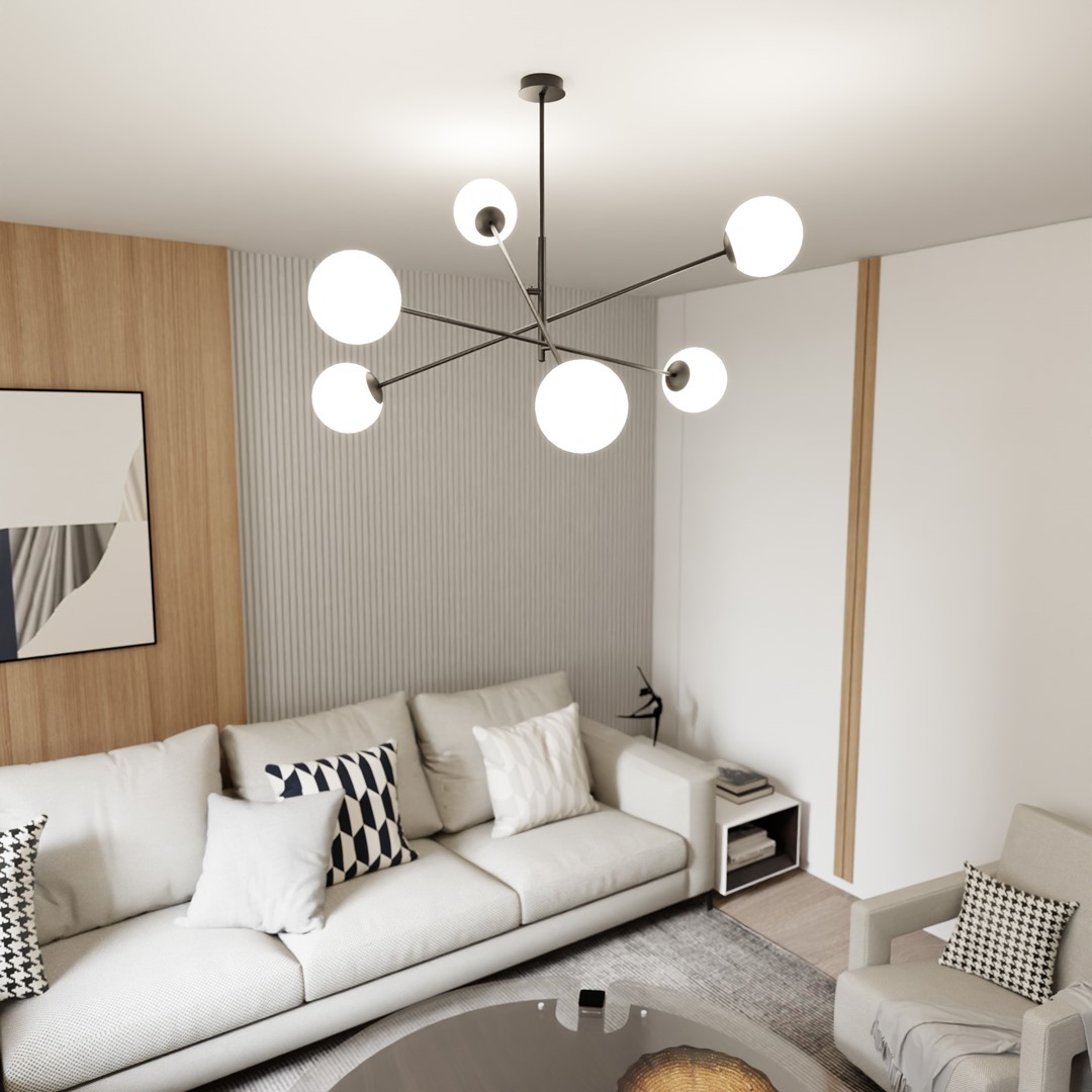 Linear Ø102 Valkoinen kattovalaisin valmistajalta Emibig Lighting - ja luo ainutlaatuisen ja kutsuvan ilmapiirin.