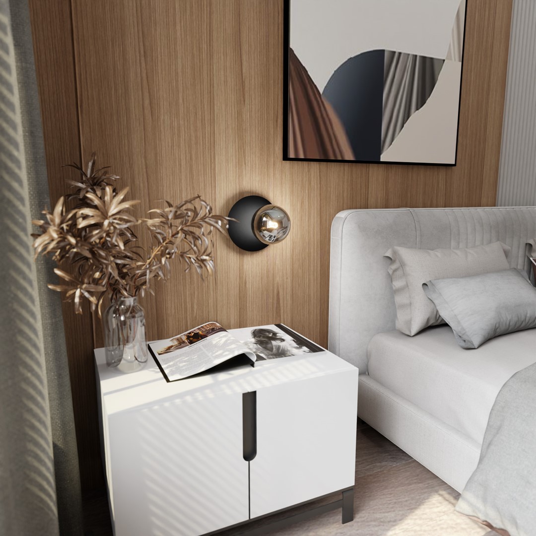 Oslo Ø20 Savun värinen seinävalaisin valmistajalta Emibig Lighting - Sen vahvuus on &auml;&auml;rimm&auml;isen kest&auml;v&auml; muoto, viile&auml; metallinen ilme, sile&auml;t pinnat ja yhten&auml;inen v&auml;ripaletti - yhdistelm&auml;, joka vetoaa j&auml;rjestyst&auml;, yksinkertaisuutta ja harmonisia muotoja arvostaviin.