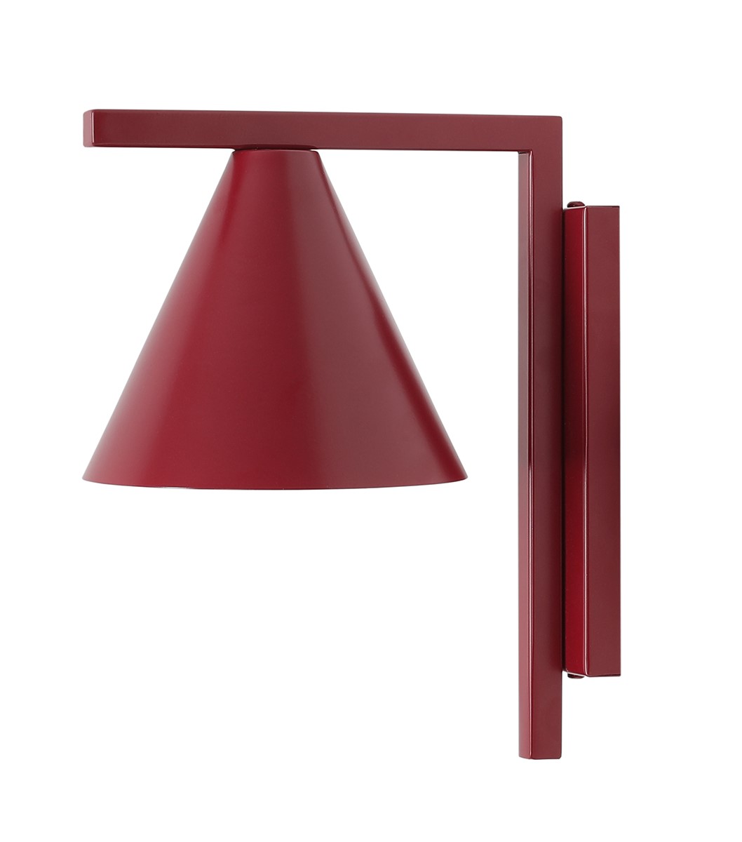 Form 23cm Burgundia seinävalaisin valmistajalta Artera - T&auml;m&auml; minimalistinen sein&auml;valaisin ja sen elegantti kartiomainen varjostin viininpunaisessa s&auml;vyss&auml; on t&auml;ydellinen valinta niille teist&auml;, jotka haluavat tyylikk&auml;&auml;n ja modernin ilmeen kotiisi.