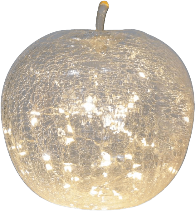 Zoomaa kuva kohteesta Äpple 22cm Läpinäkyvä pöytävalaisin valmistajalta Pixie Design - Valaisin on IP20-luokiteltu ja sopii sis&auml;k&auml;ytt&ouml;&ouml;n, ja adapteri sis&auml;ltyy toimitukseen.